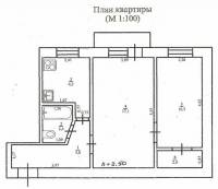 Продам двухкомнатную квартиру в Красноперекопске