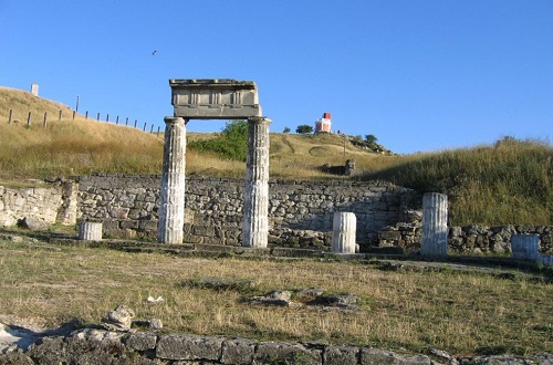 Колонны в Пантикапее