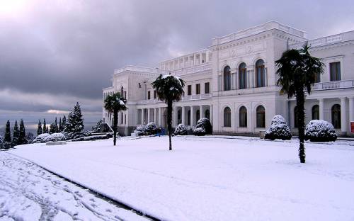 Снегопад в Крыму